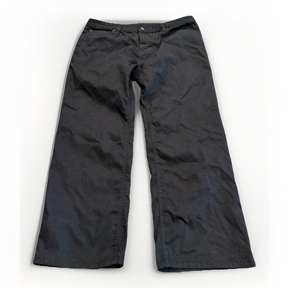 prAna Mens Black Bridger Jean Straight Slim Fit Jeans Size 40x30 Style M4BD30315